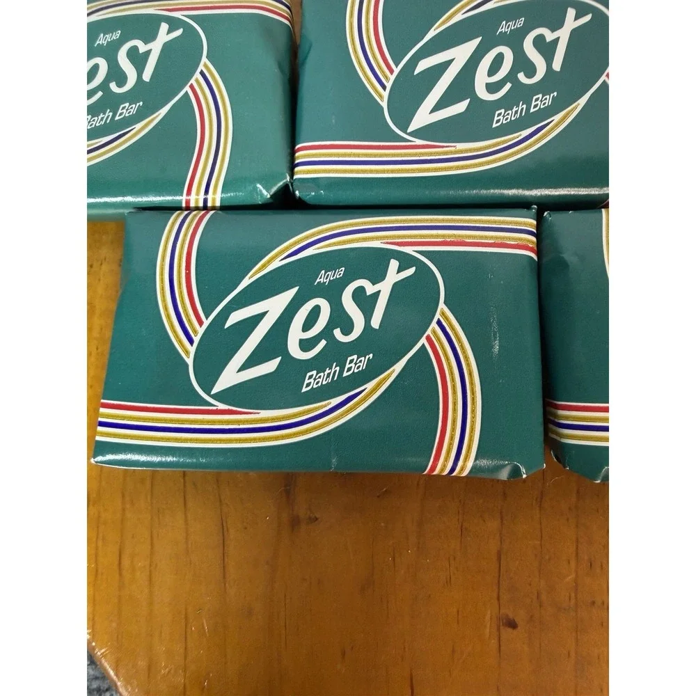 Lot of 6 Zest Aqua Bath Bar Soup 1.48 oz Each-Made in Canada-Loews Cabana Bay Ex